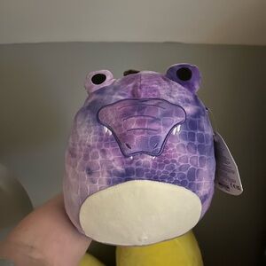 Purple Plush Crocodile Dove - Squishmallow
